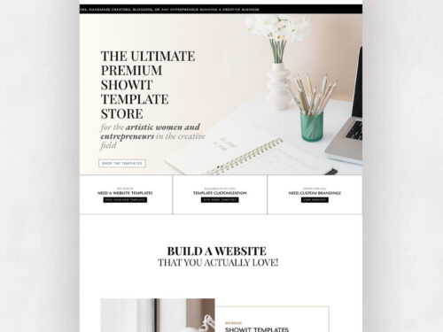 Escazú Showit Website Template